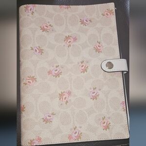 Coach Leather Notebook